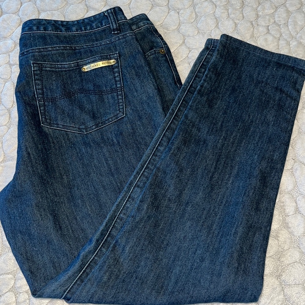 MICHAEL KORS women’s size 12 dark wash denim jeans